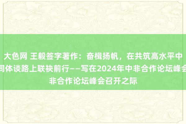 大色网 王毅签字著作：奋楫扬帆，在共筑高水平中非运谈共同体谈路上联袂前行——写在2024年中非合作论坛峰会召开之际